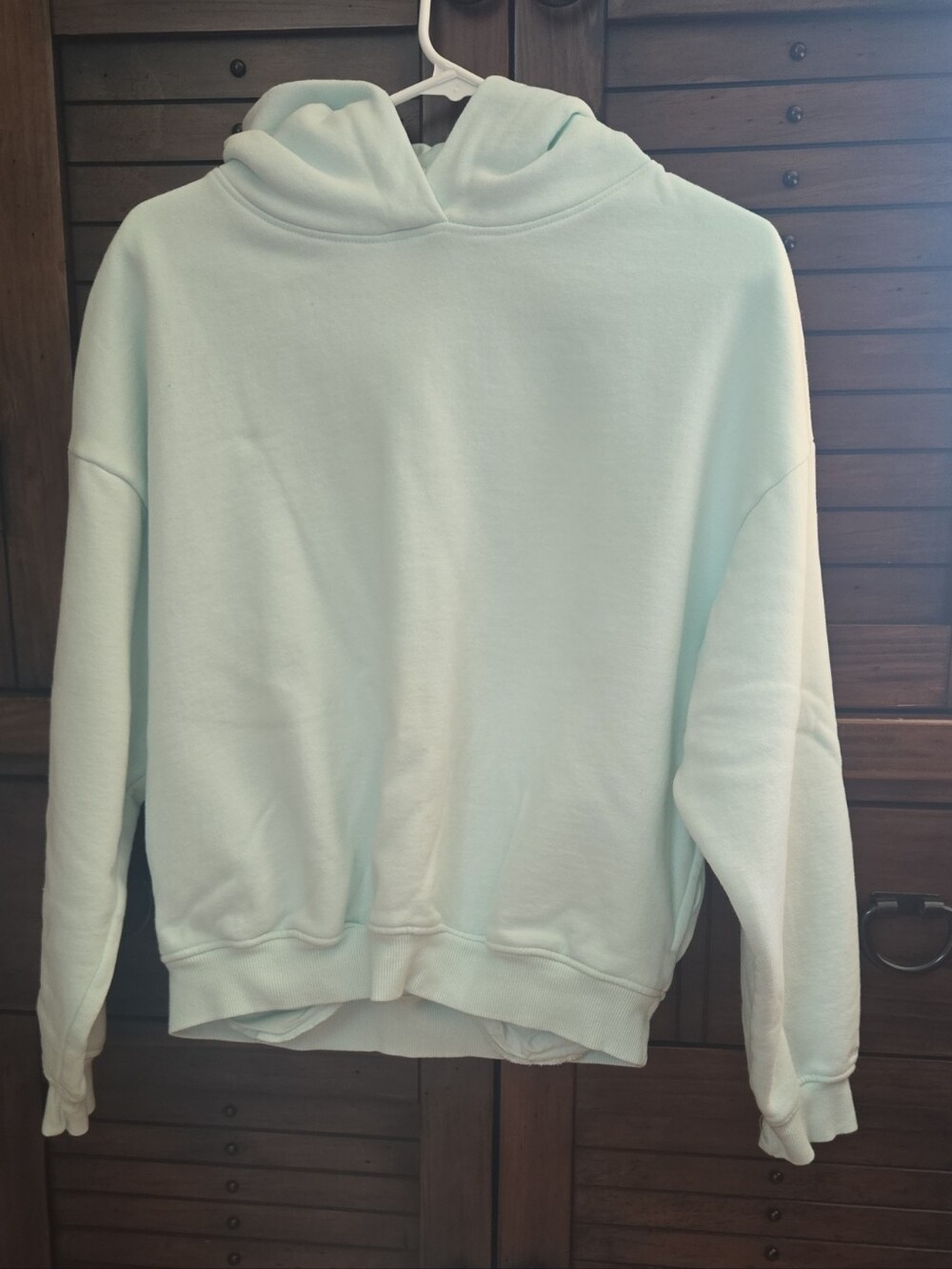 Garage Light Teal Hooded Sweatshirt